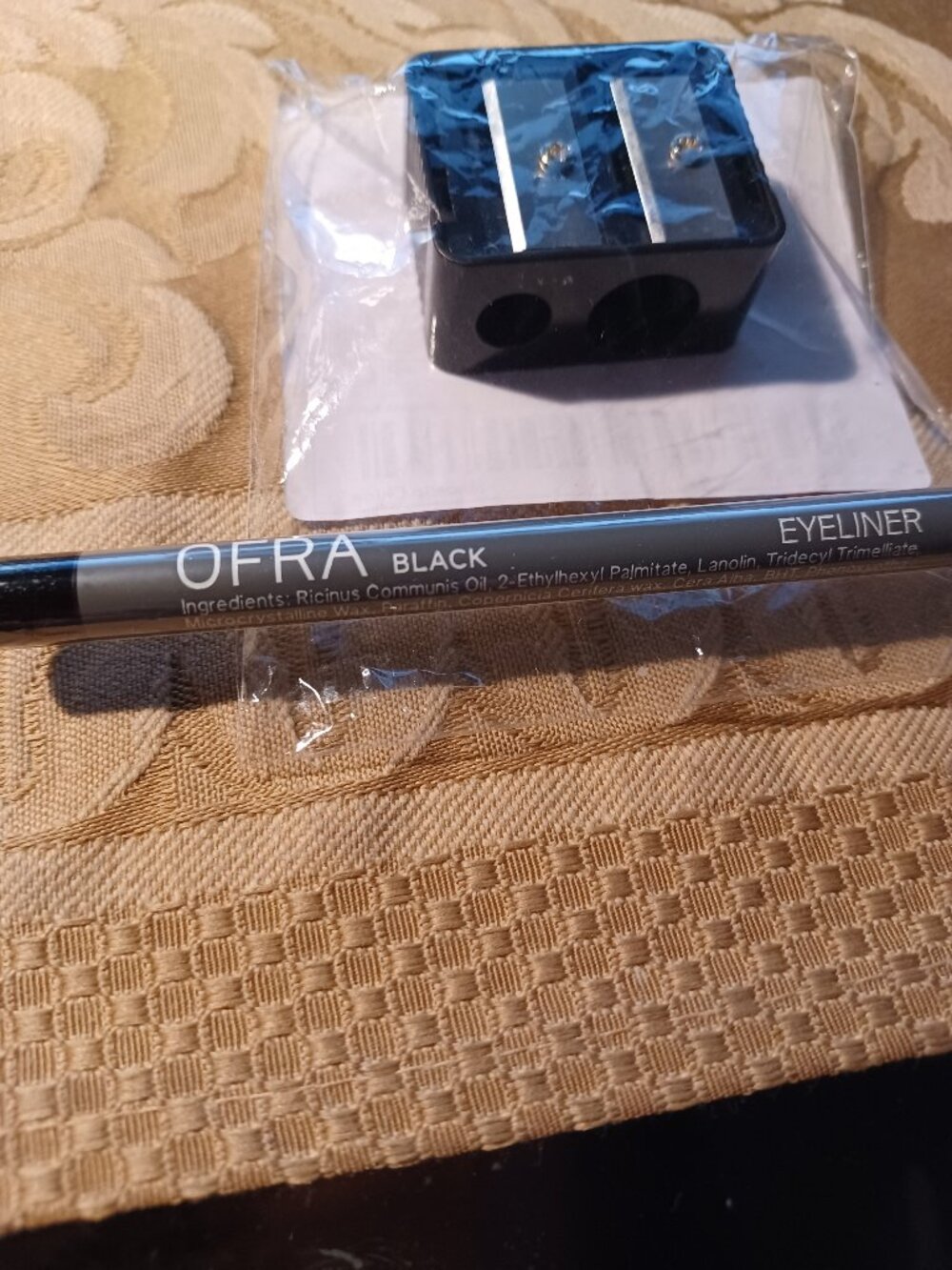 1 OFRA Black Eyeline & 2 - Hole Makeup Pencil Sharpener